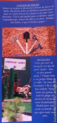 Jeux Lancer de Hache+Mini-Golf