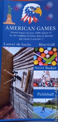 Accueil AMERICAN GAMES 6 Rue Copenhague 35350 VENDRES